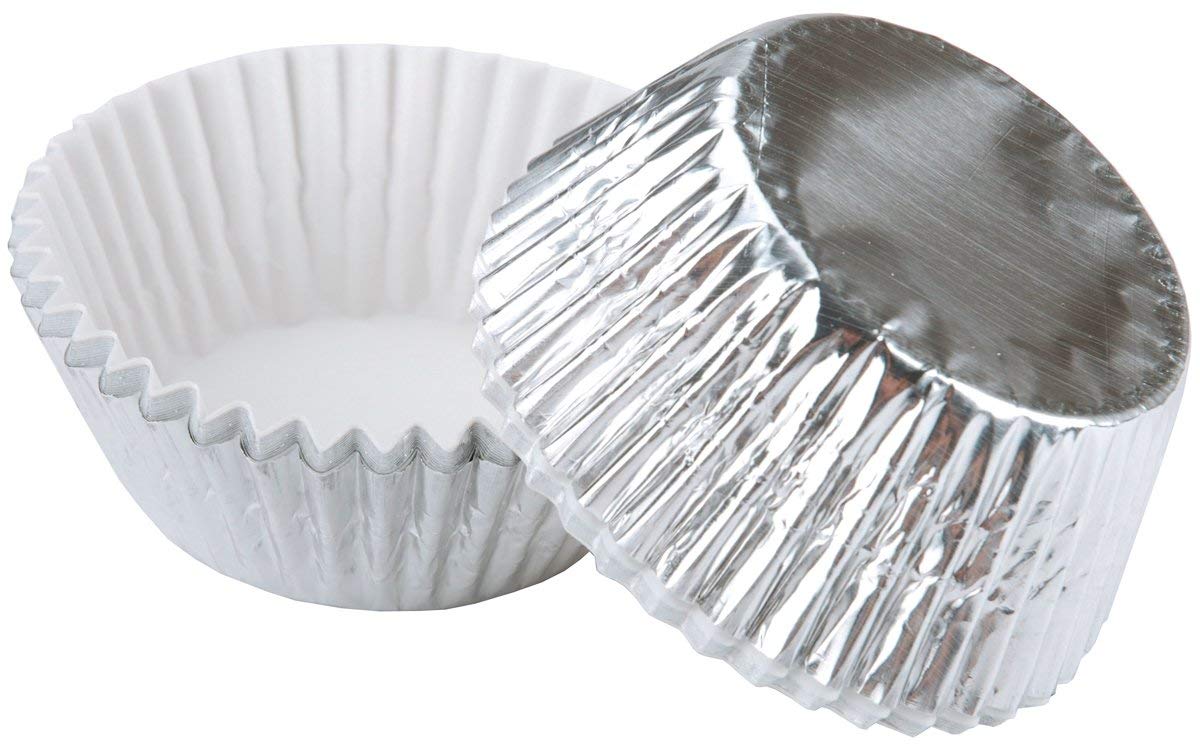 Muffinsform STD Sølv folie, 24 stk