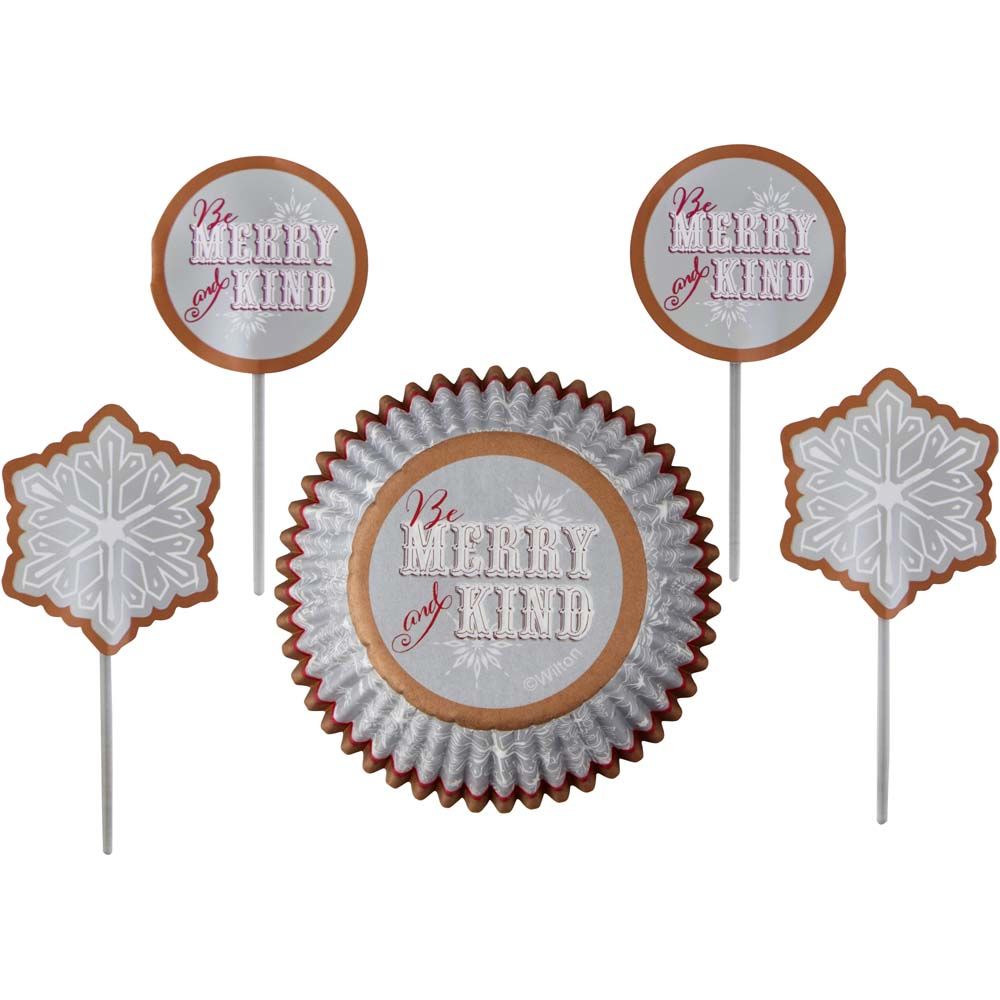 Muffinsform STD Vinter og sticks, 24 stk