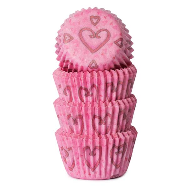 Muffinsform KONFEKT Hjerte, 100 stk