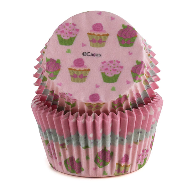 Muffinsform STD Cupcake Rosa, 50 stk