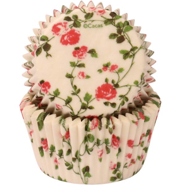 Muffinsform STD Rosa blomster, 50 stk 2