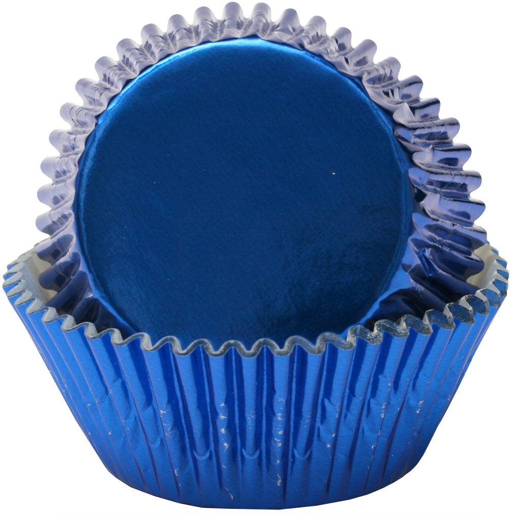 Muffinsform STD Blå metallic, 45 stk