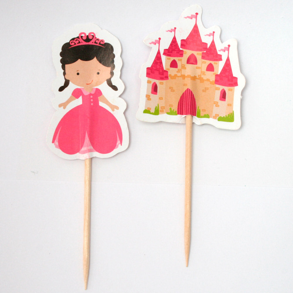 Prinsesse topper, 24 stk ass