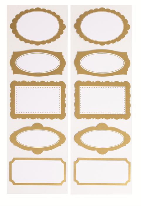 Etiketter Vintage Frame