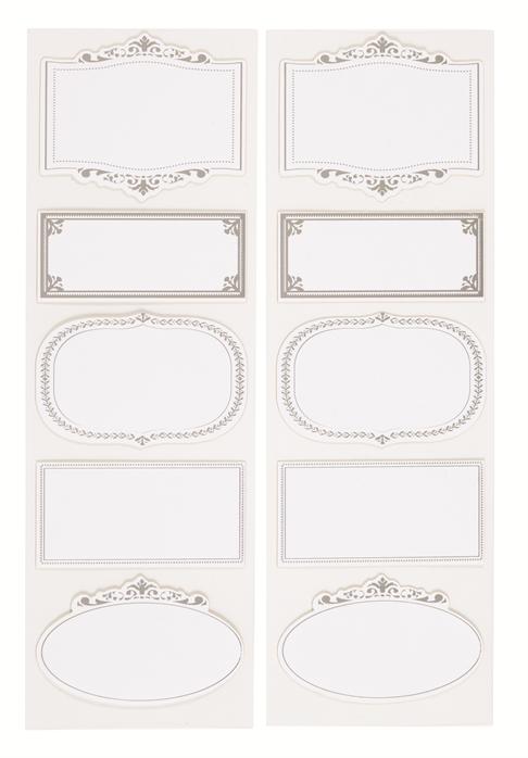 Etiketter Ornate Frame