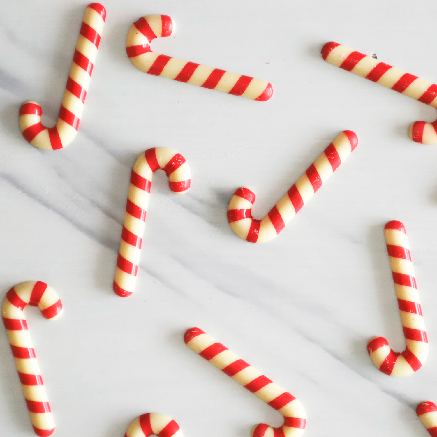 Sjokoladepynt Jul Polkastang 132 stk