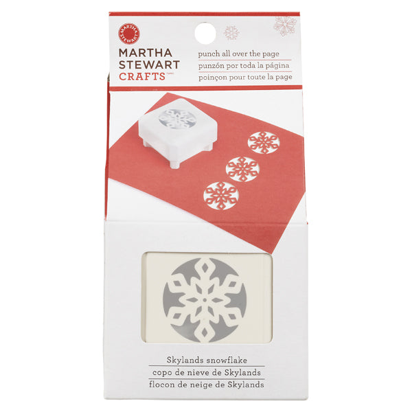 Punch All Over the Page-Skylands Snowflake 2