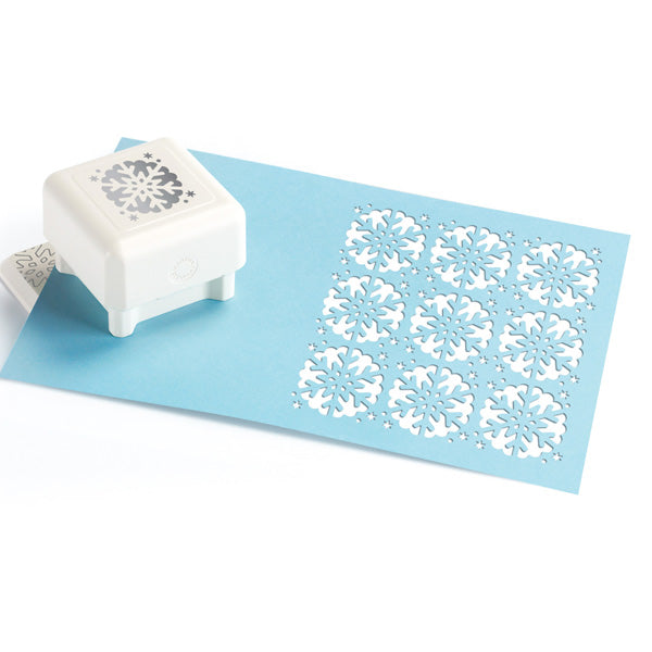 Punch All Over the Page-Snowflake Pattern