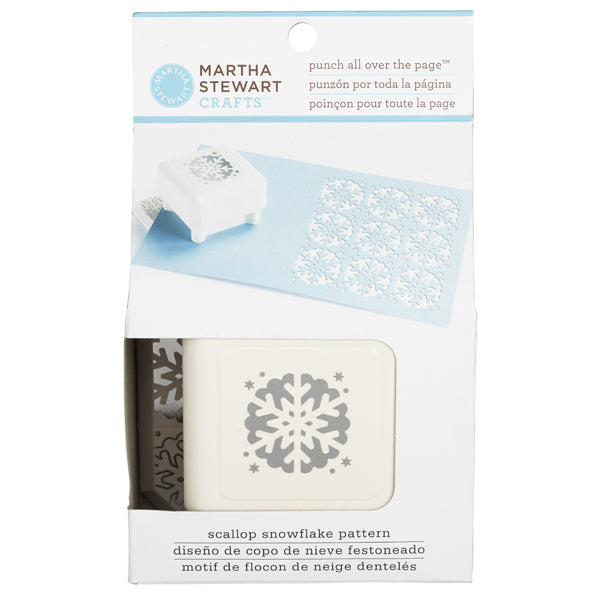 Punch All Over the Page-Snowflake Pattern 2