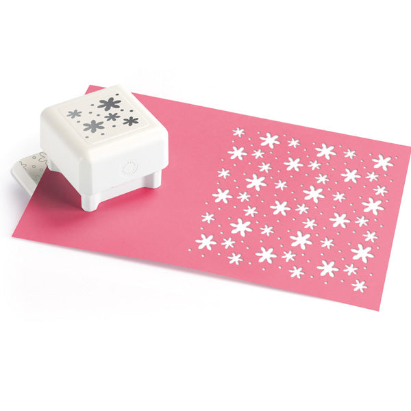 Punch All Over the Page-Flower Shower Pattern