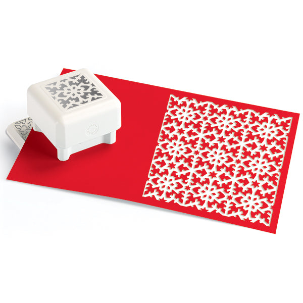Punch All Over The Page-Snowflake Star