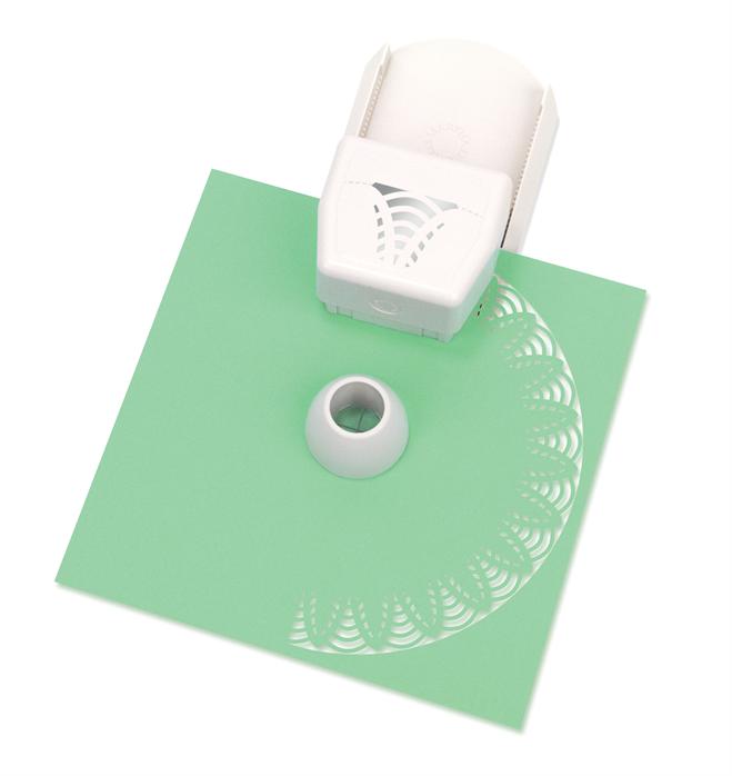 Punch Circle Border-Floral Web Cartridge