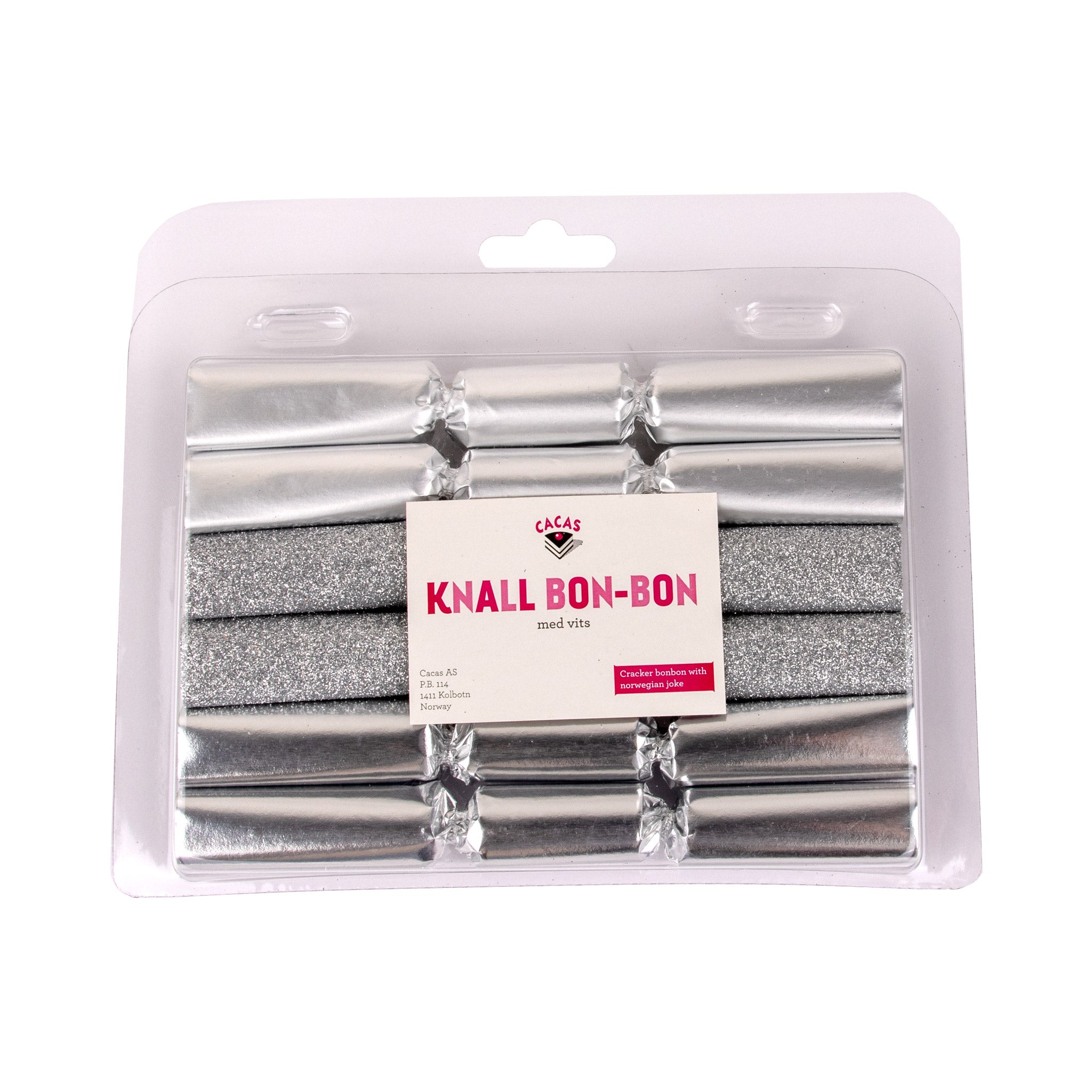Knallbon-bon Sølvfolie, 6 stk 2