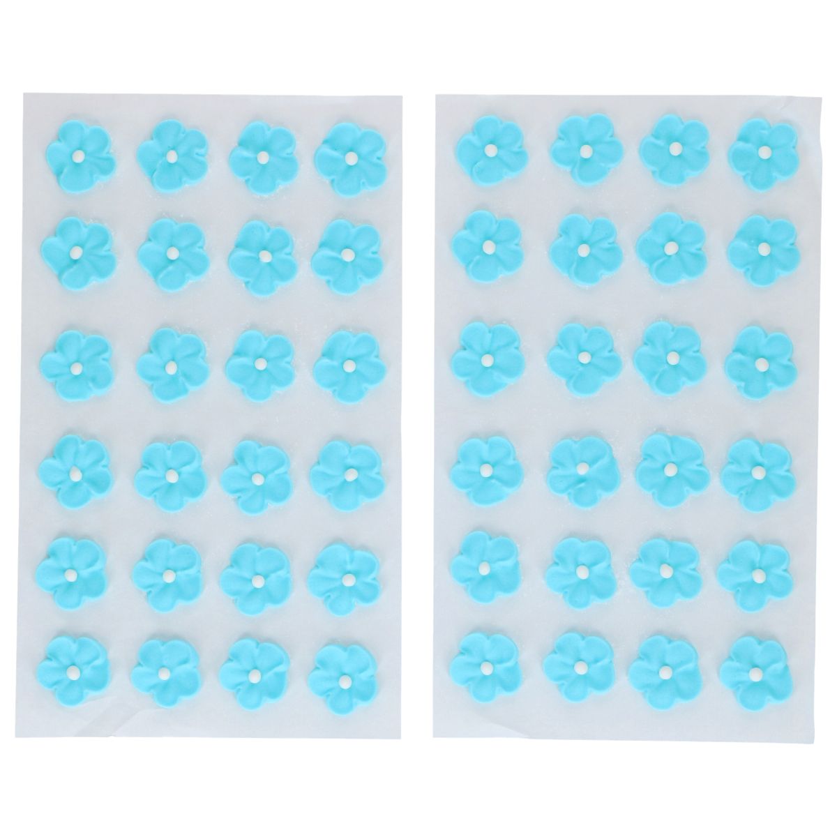 Kakepynt Spiselig Blomster Pastell 444 stk