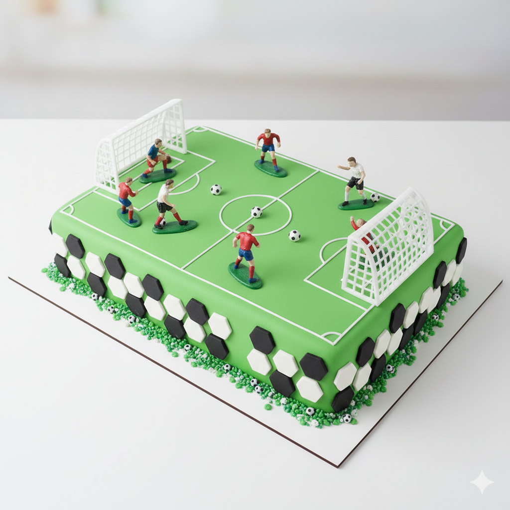 Fotballsett 7 spillere, 2 mål