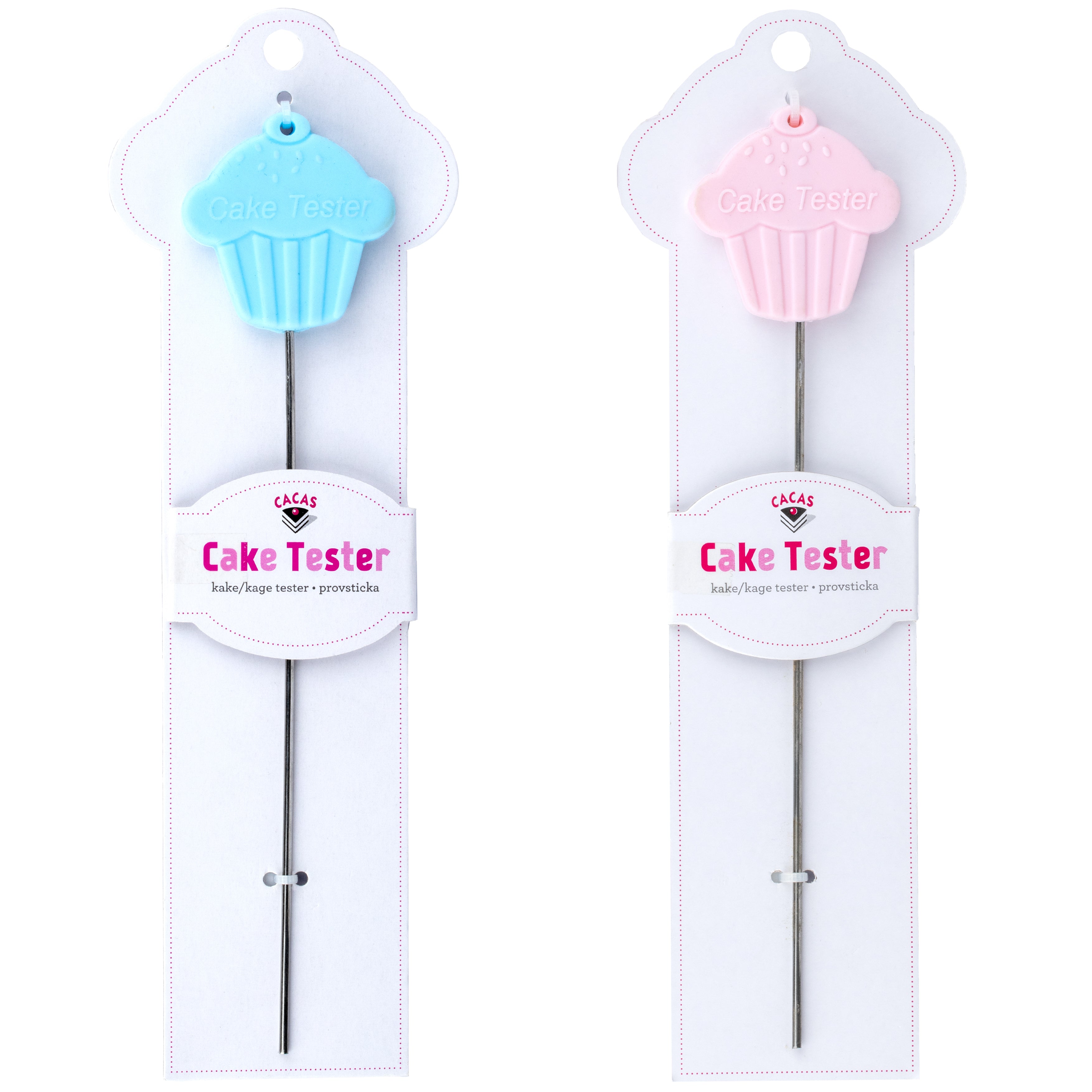 Kakenål-Kaketester ass farger