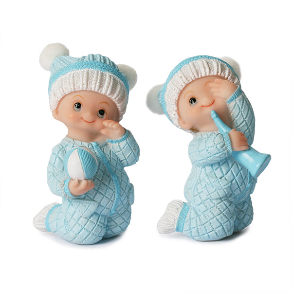 Baby Blå, 8 cm ass
