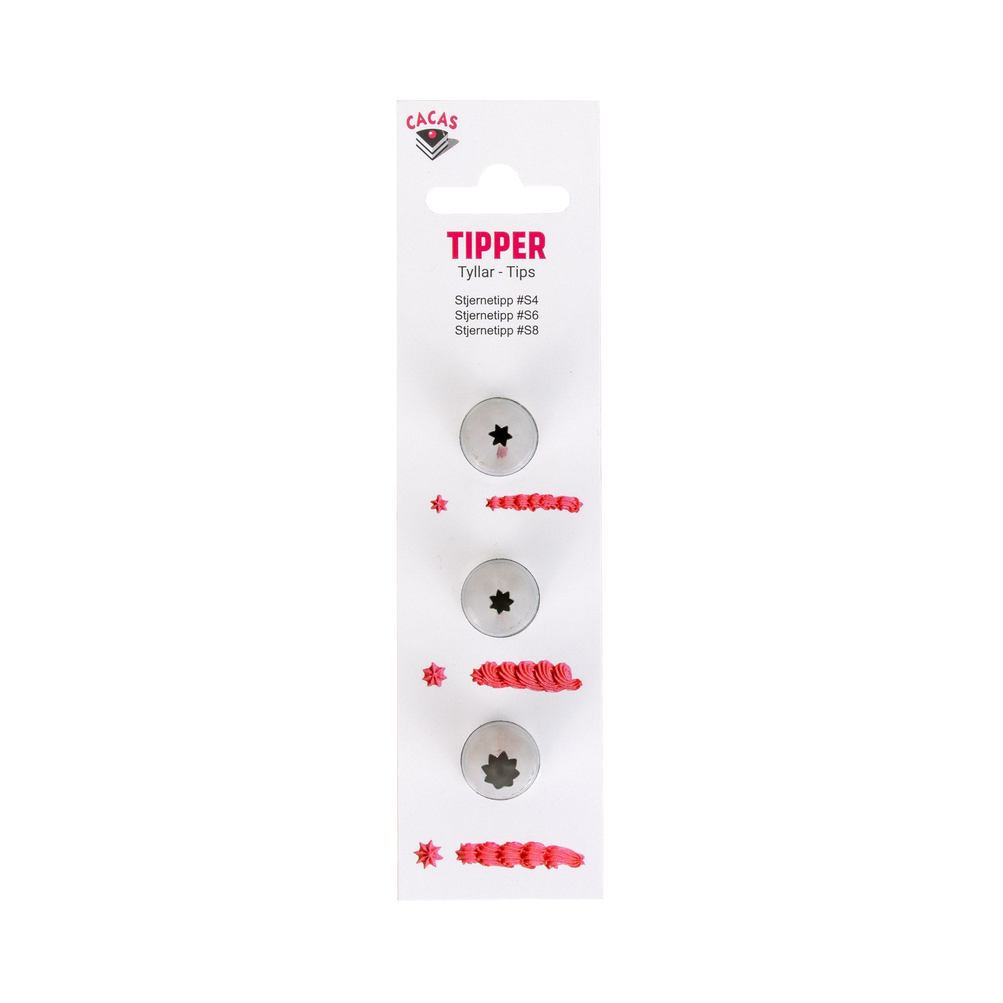 Tippsett Stjerner, tipp S4,S6 og S8