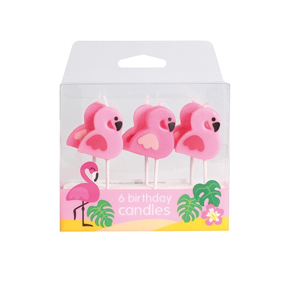 Lys Flamingo 6 stk