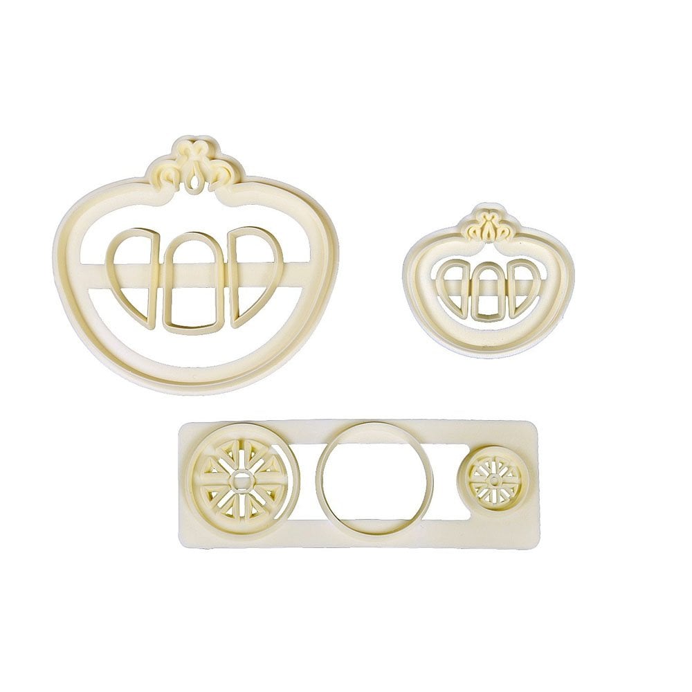 Utstikkersett Prinsessevogn, 3 deler, 10 cm