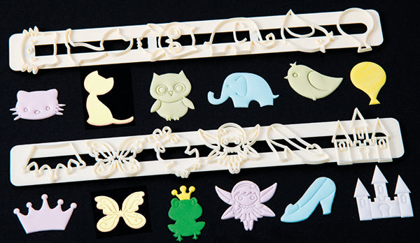 Utstikkerlinjaler med barnemotiver 2,5-4,5 cm