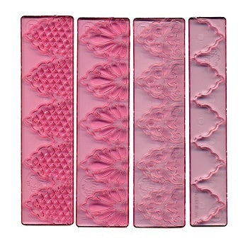 Utstikker Textured Lace set, 12,7 cm