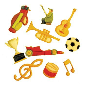 Utstikkerlinjaler Musikk og Sport, 2 deler