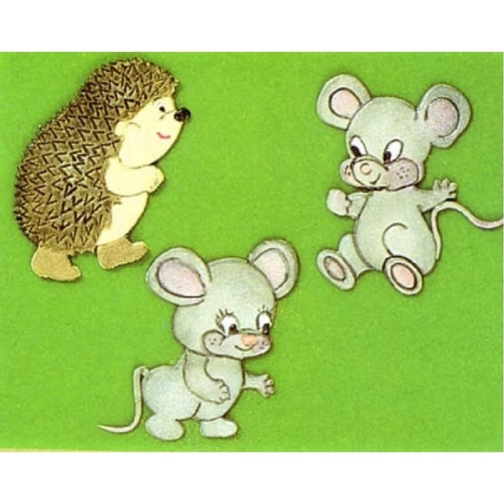 Utstikker MICE & HEDGEHOG, 3-6 CM 3
