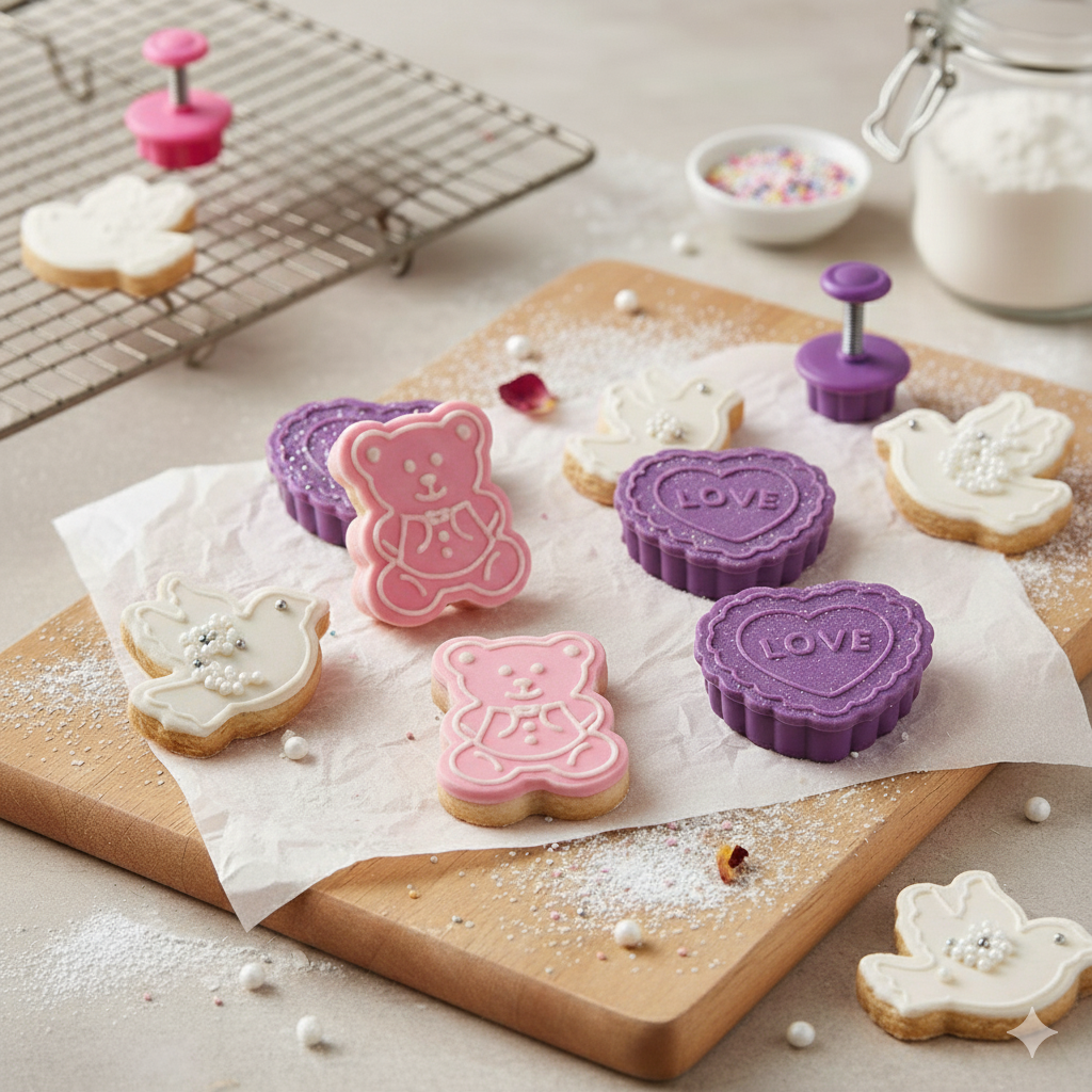 Utstikkersett mini Valentine 4 deler