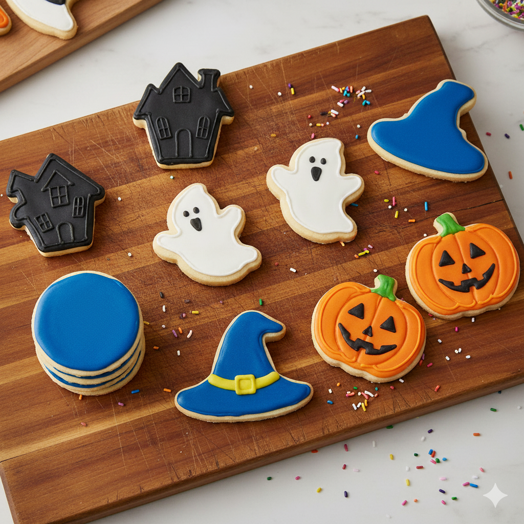 Utstikkersett mini Halloween 4 stk
