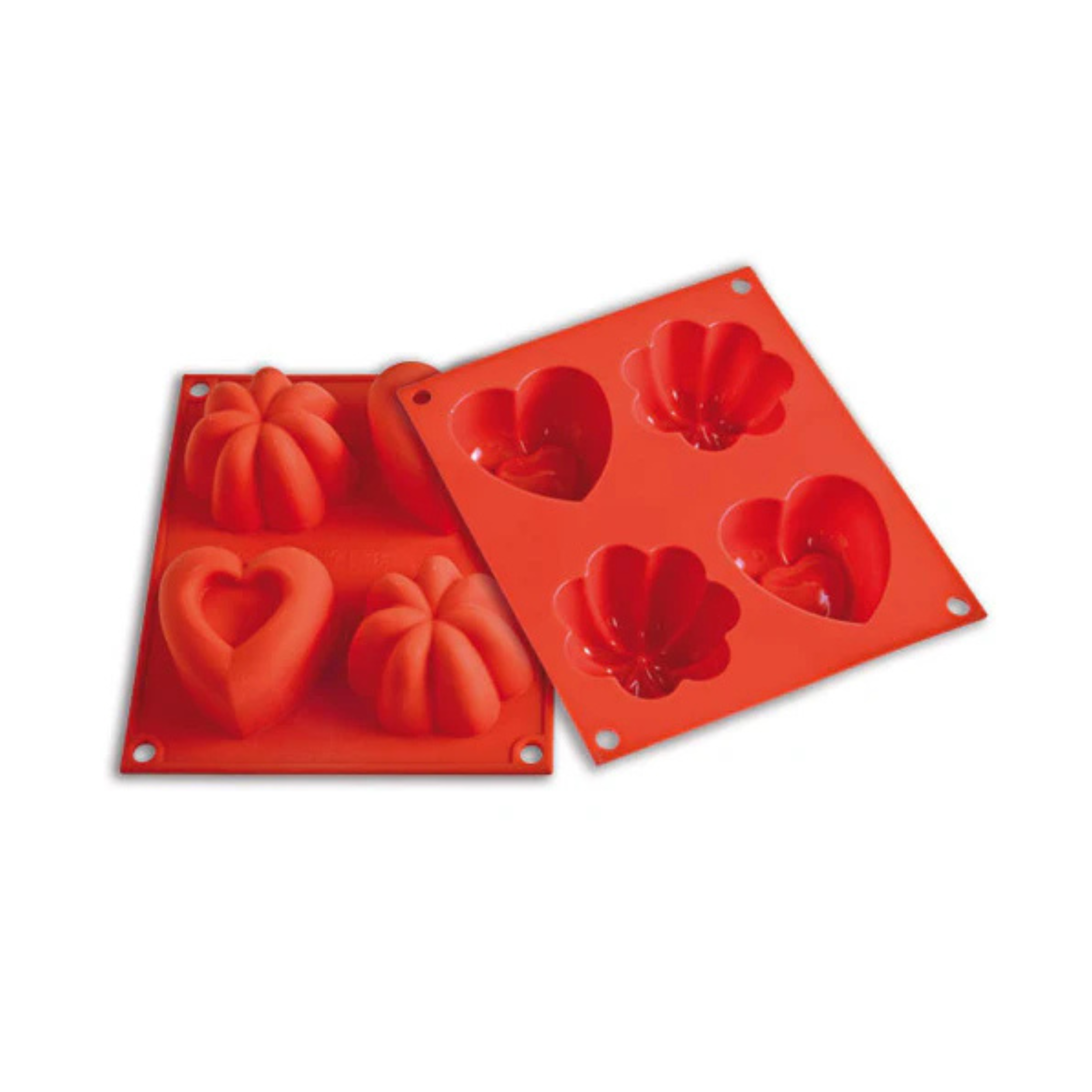 Silikonform Mini, Babyline Happy Love, 4 hull