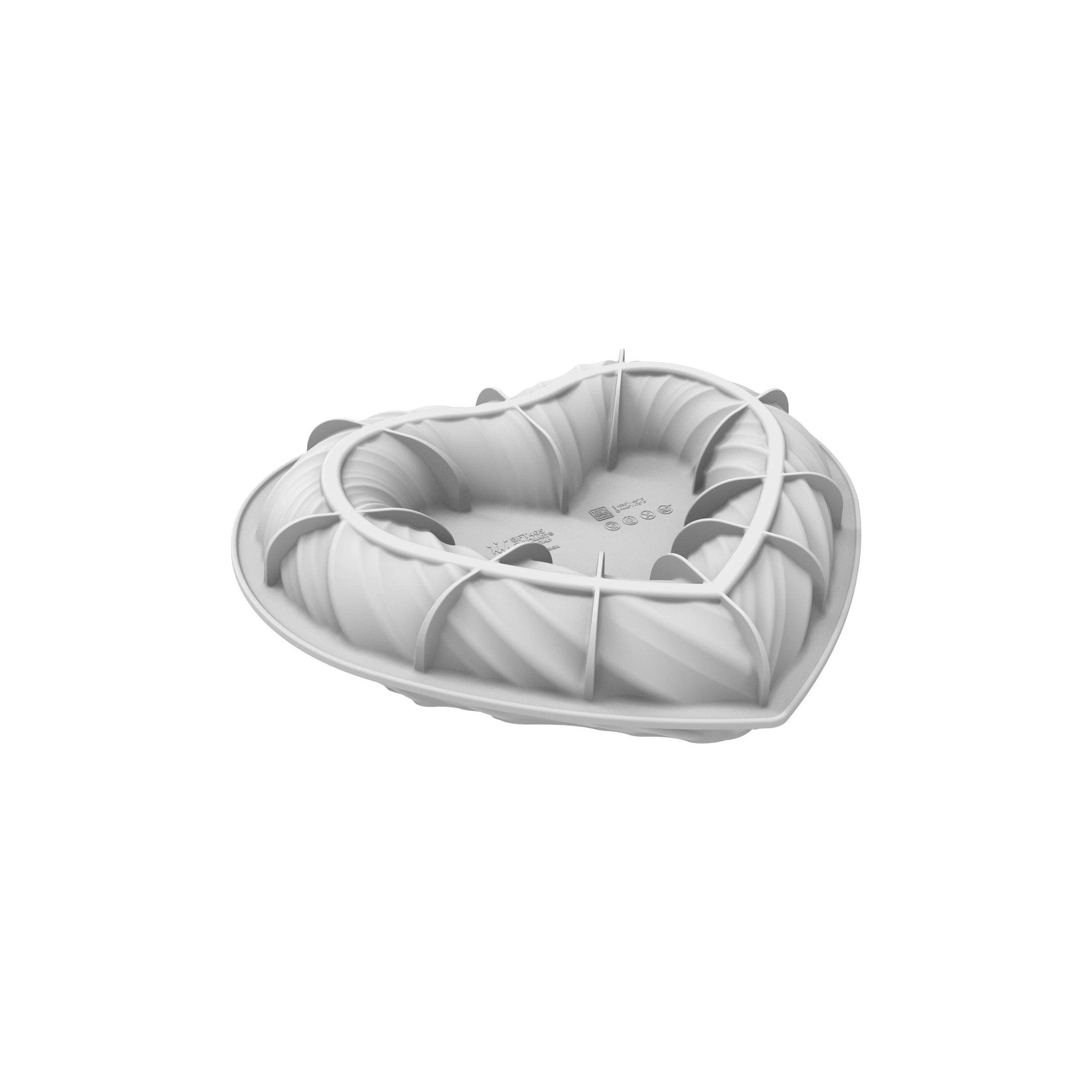 Silikonform Heartbeat 25x22cm H5,2cm 2