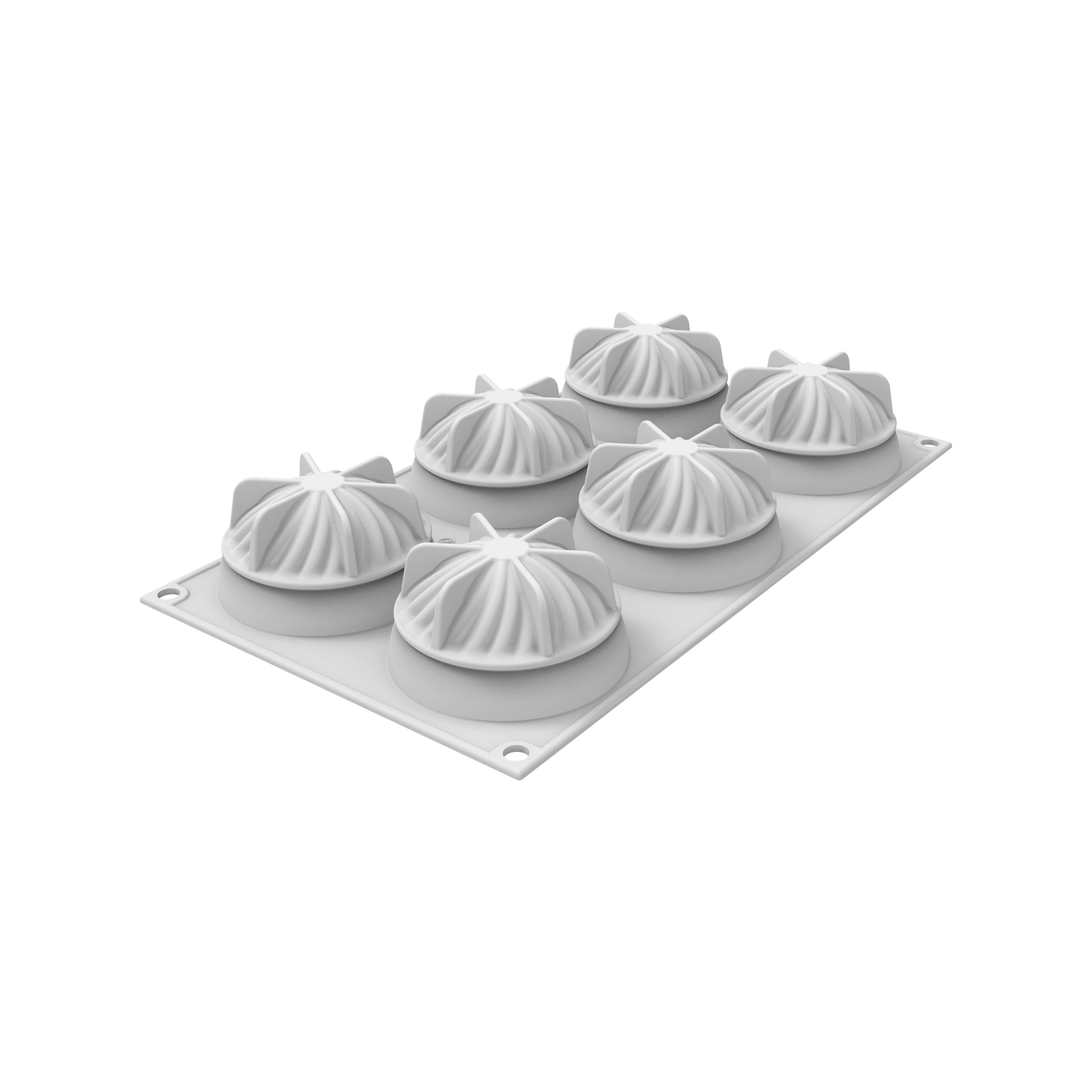Silikonform Wave Mini Ø7,3cm H4cm 2
