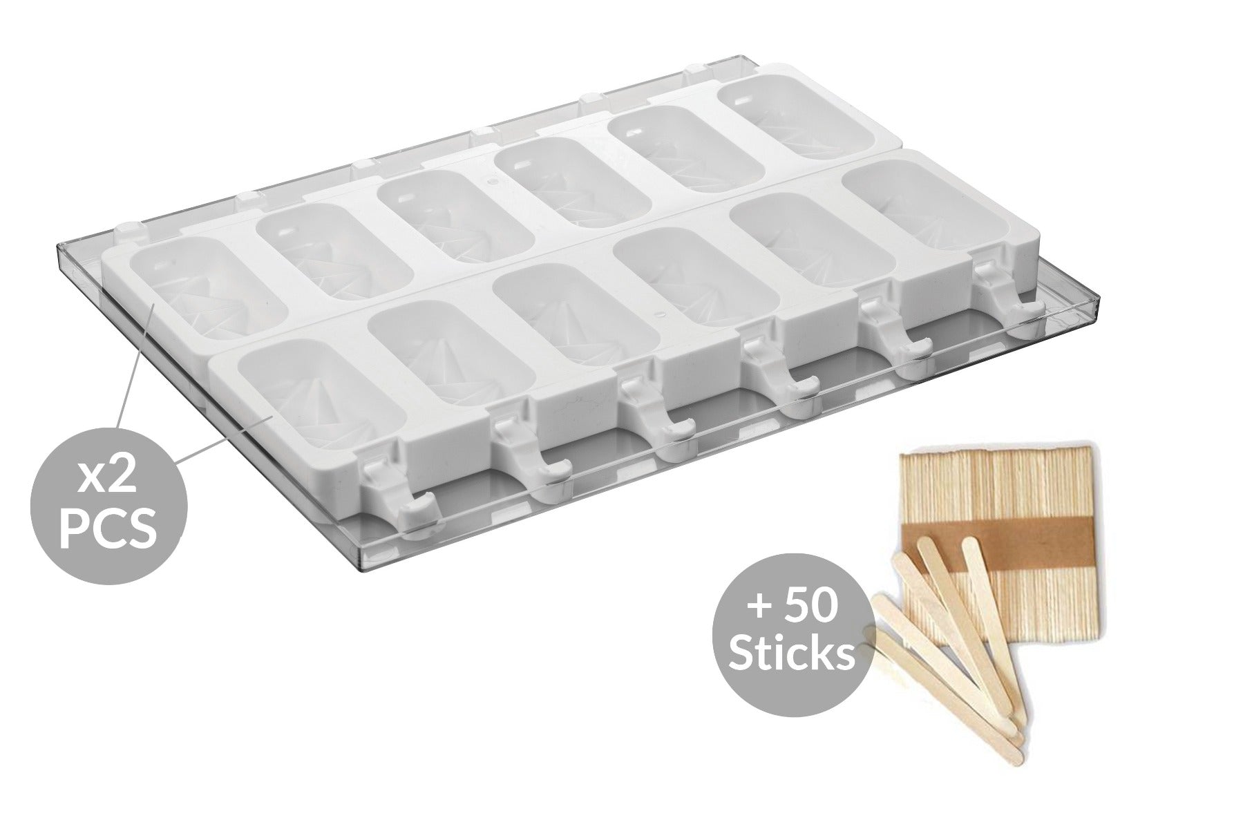 Silikonform Ispinner mold, 12 stk pinner 3