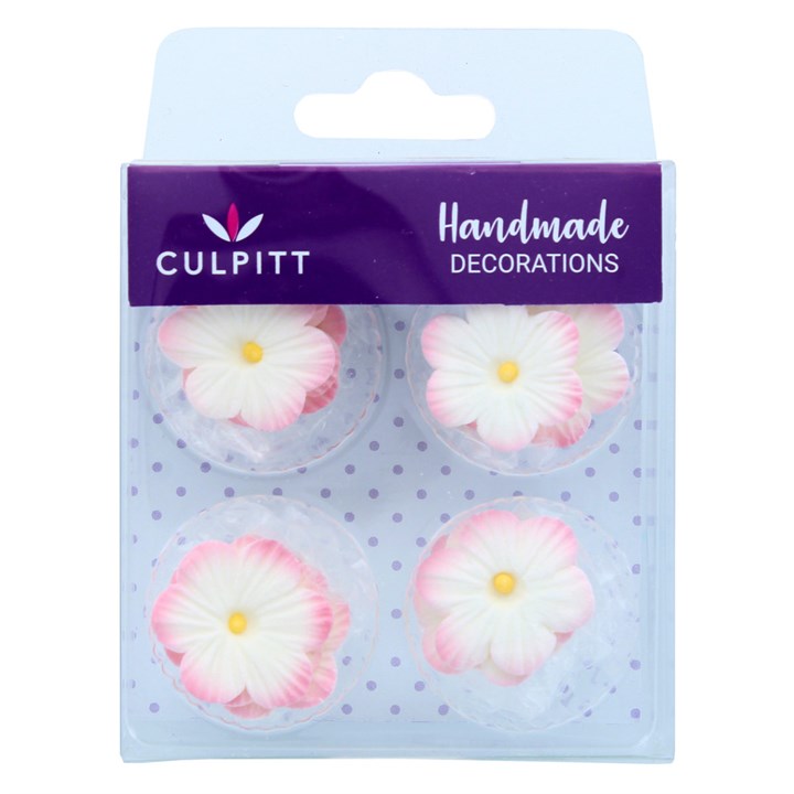 Kakepynt Spiselig Blomster Tusenfryd 12 stk