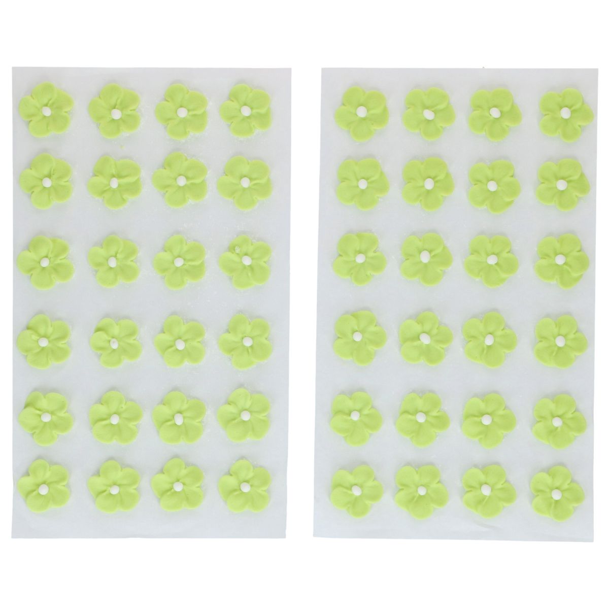 Kakepynt Spiselig Blomster Pastell 444 stk