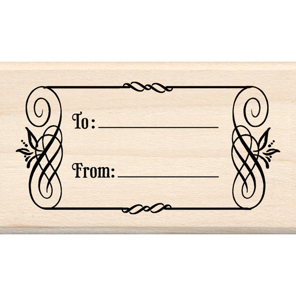 Stamp-To and from Tag