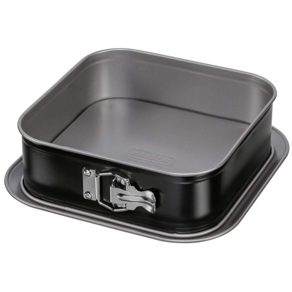 Springform Kvadrat med fat, 24x24cm