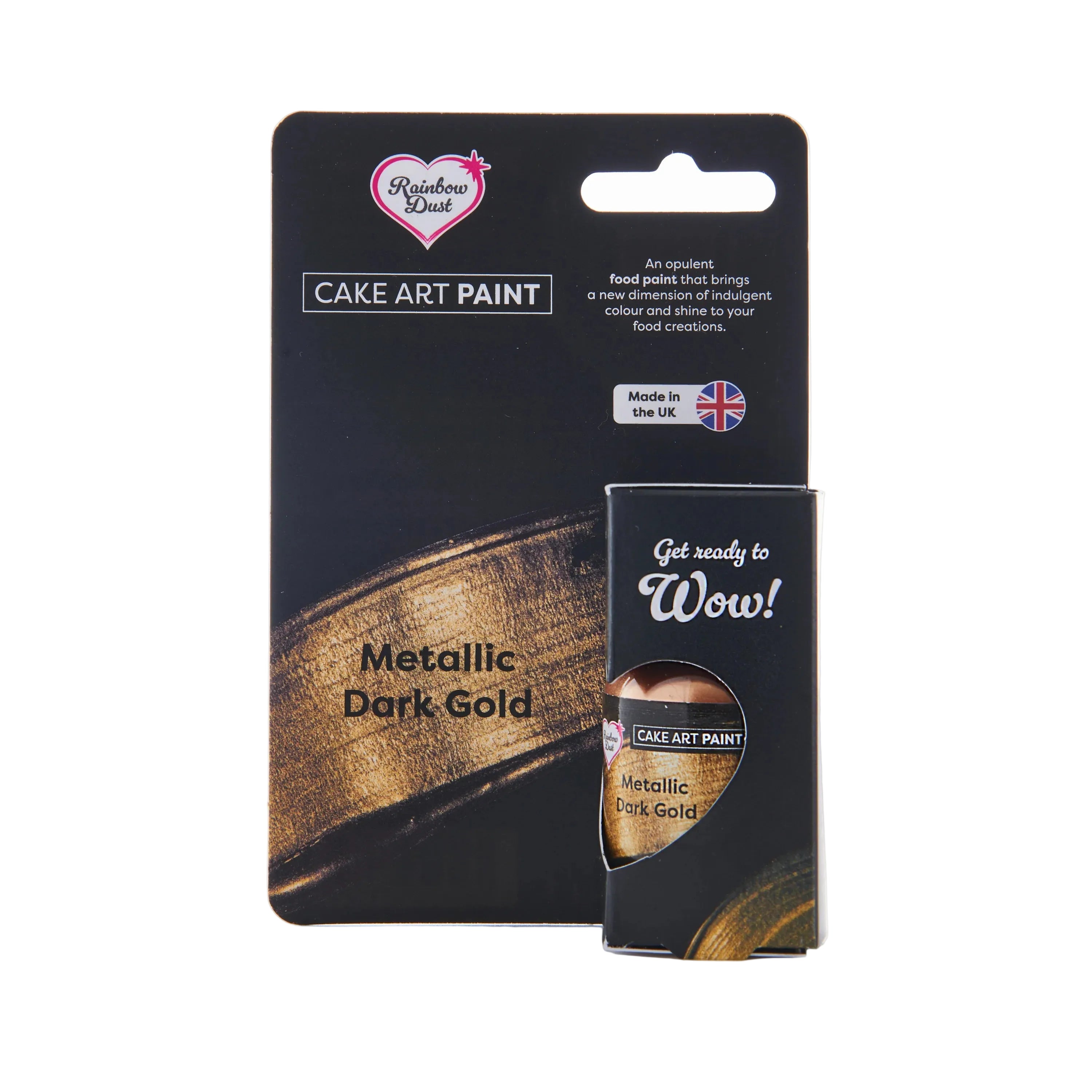 Maling spiselig Metallic - Dark Gold 25ml