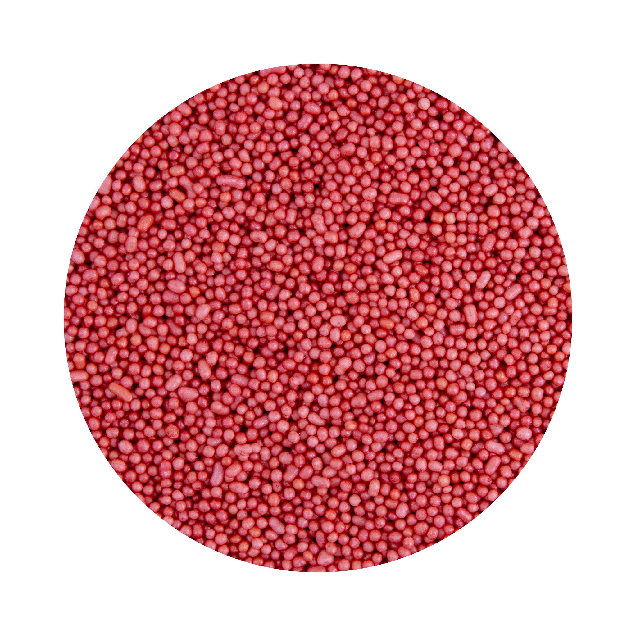 Kakestrø Miniperler Rød 1mm 90g
