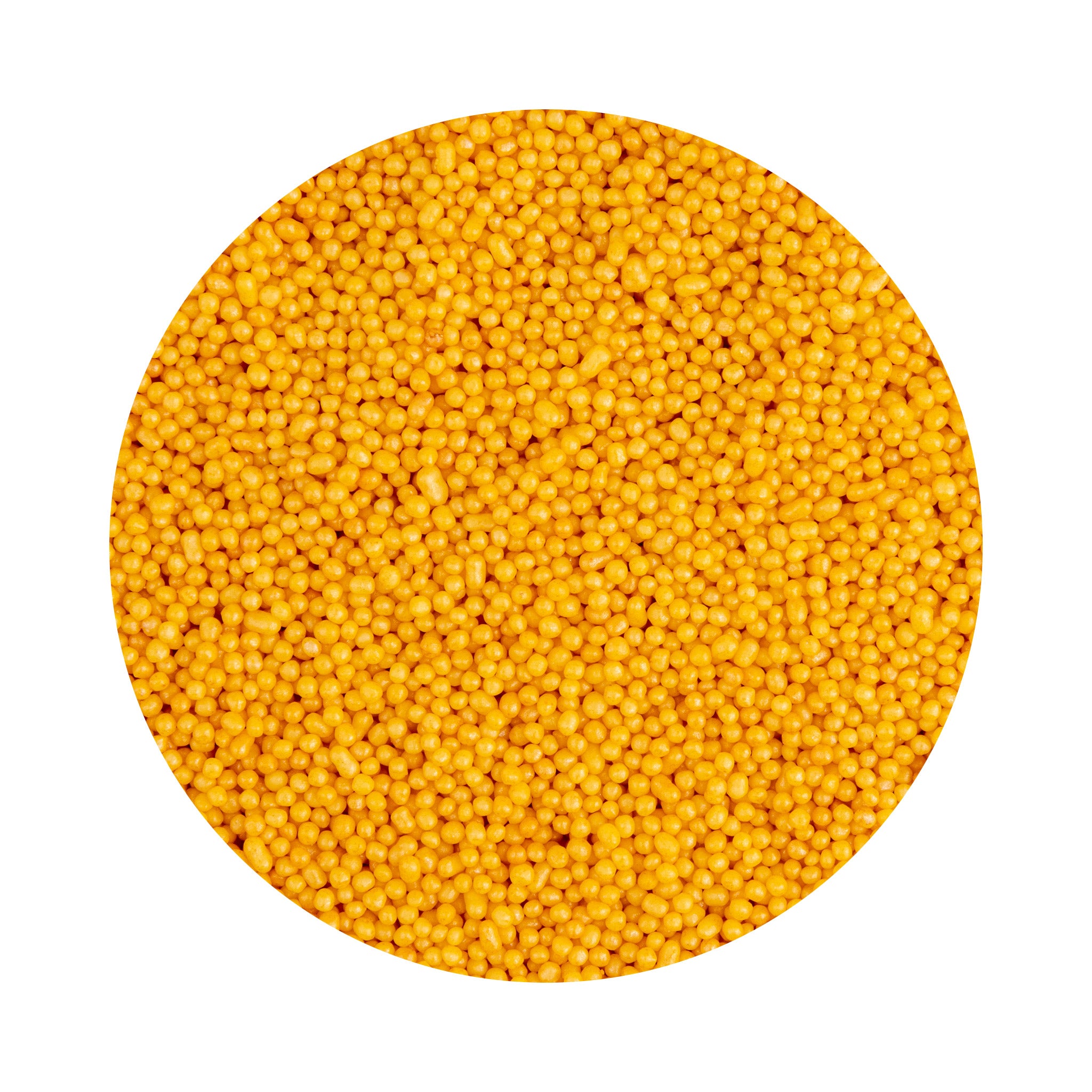 Kakestrø Miniperler Lys Gull 1mm 90g