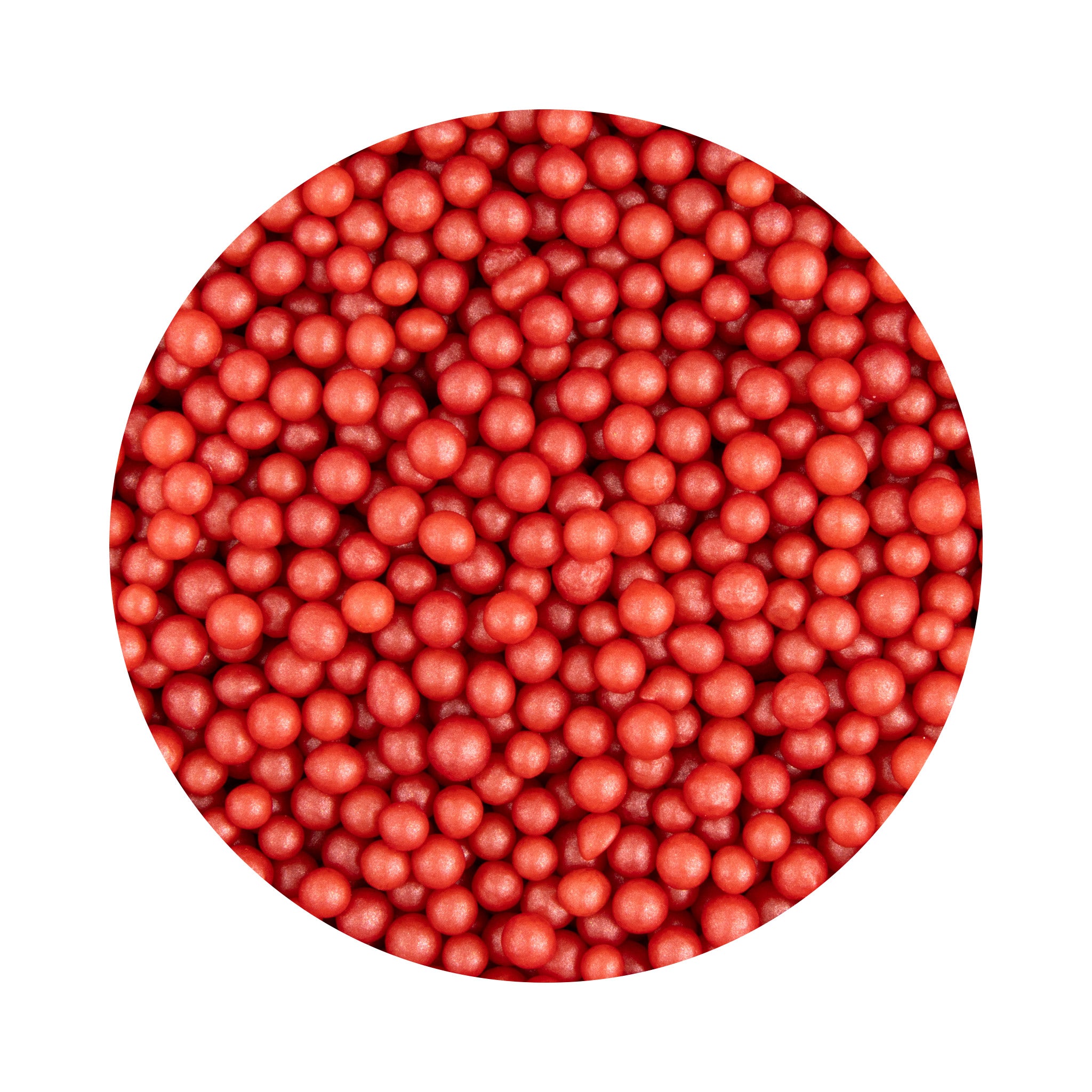 Kakestrø Perler Rød 4mm 90g
