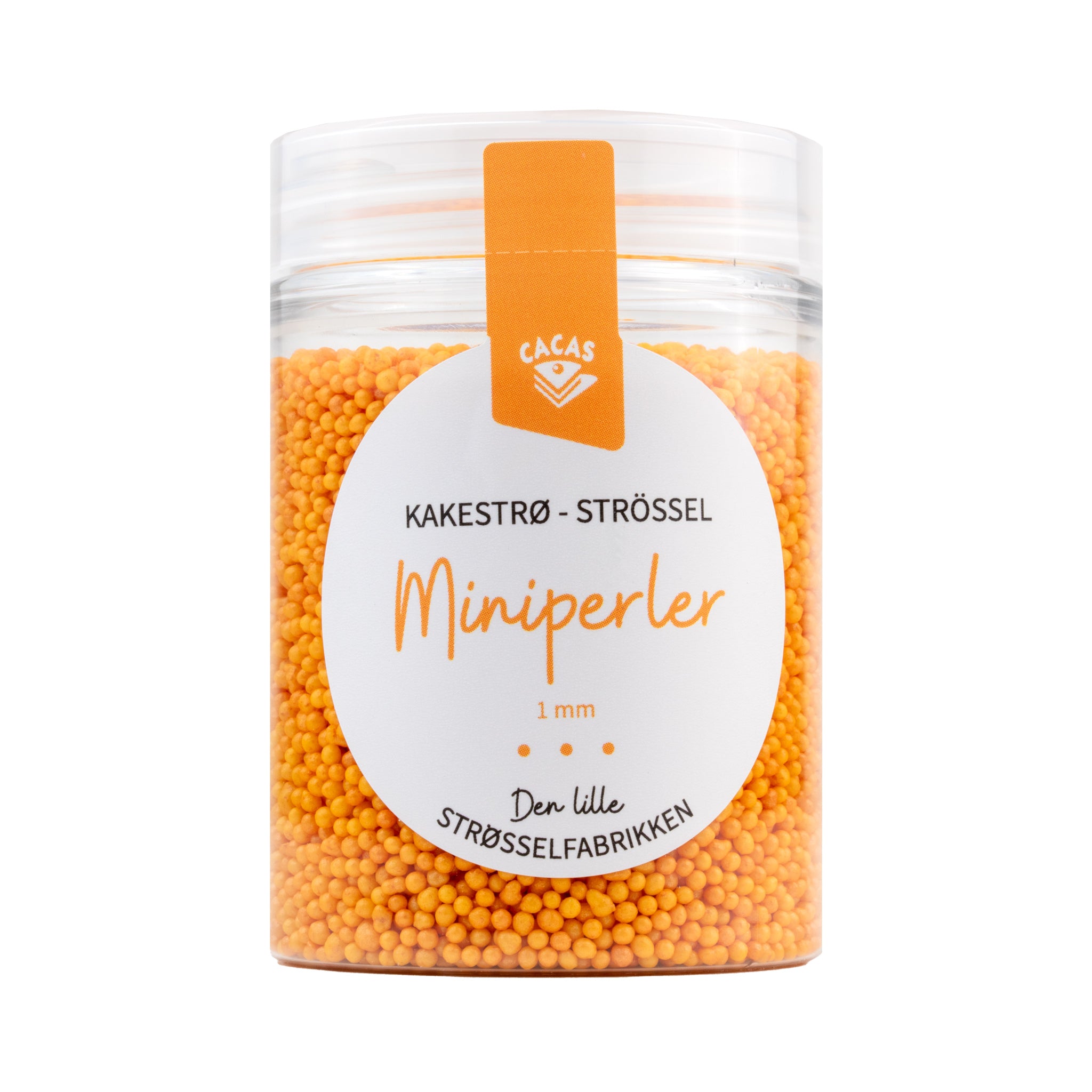 Kakestrø Miniperler Orange 90g 2