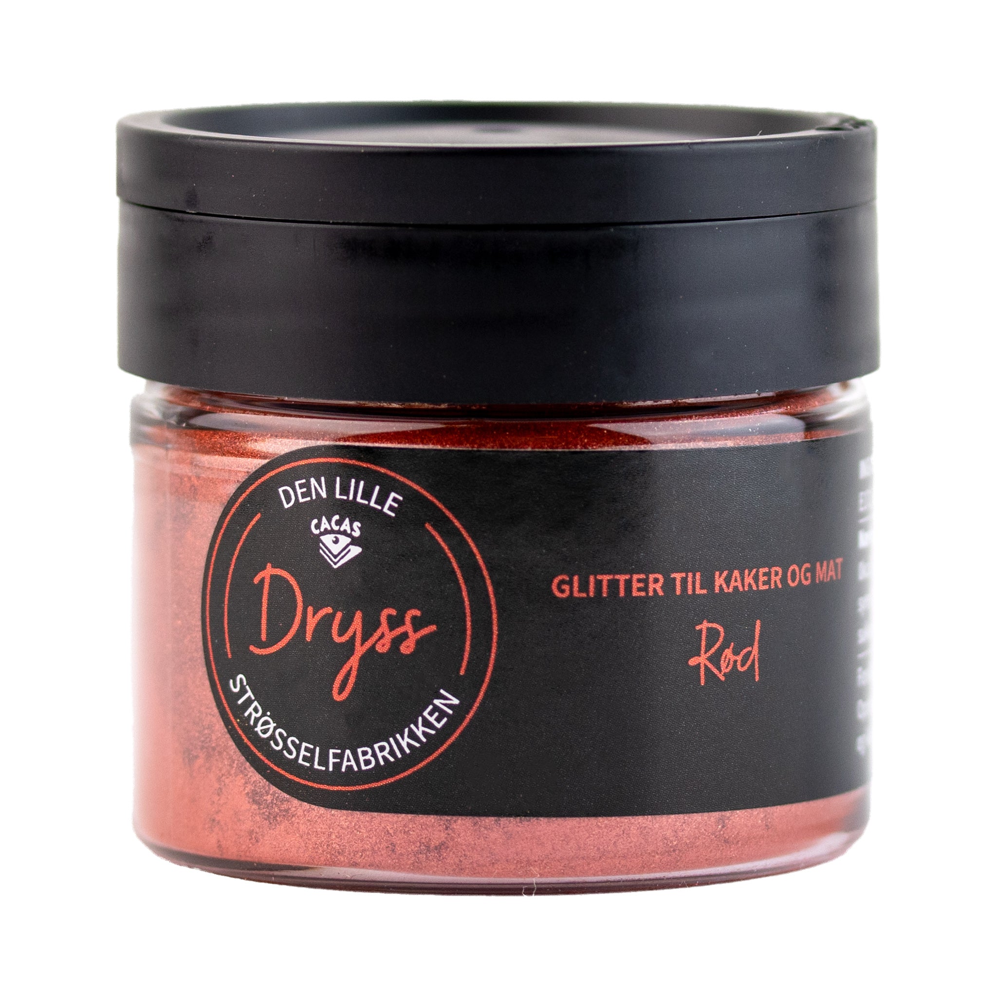 Dryss Glitterpulver Rød 10g