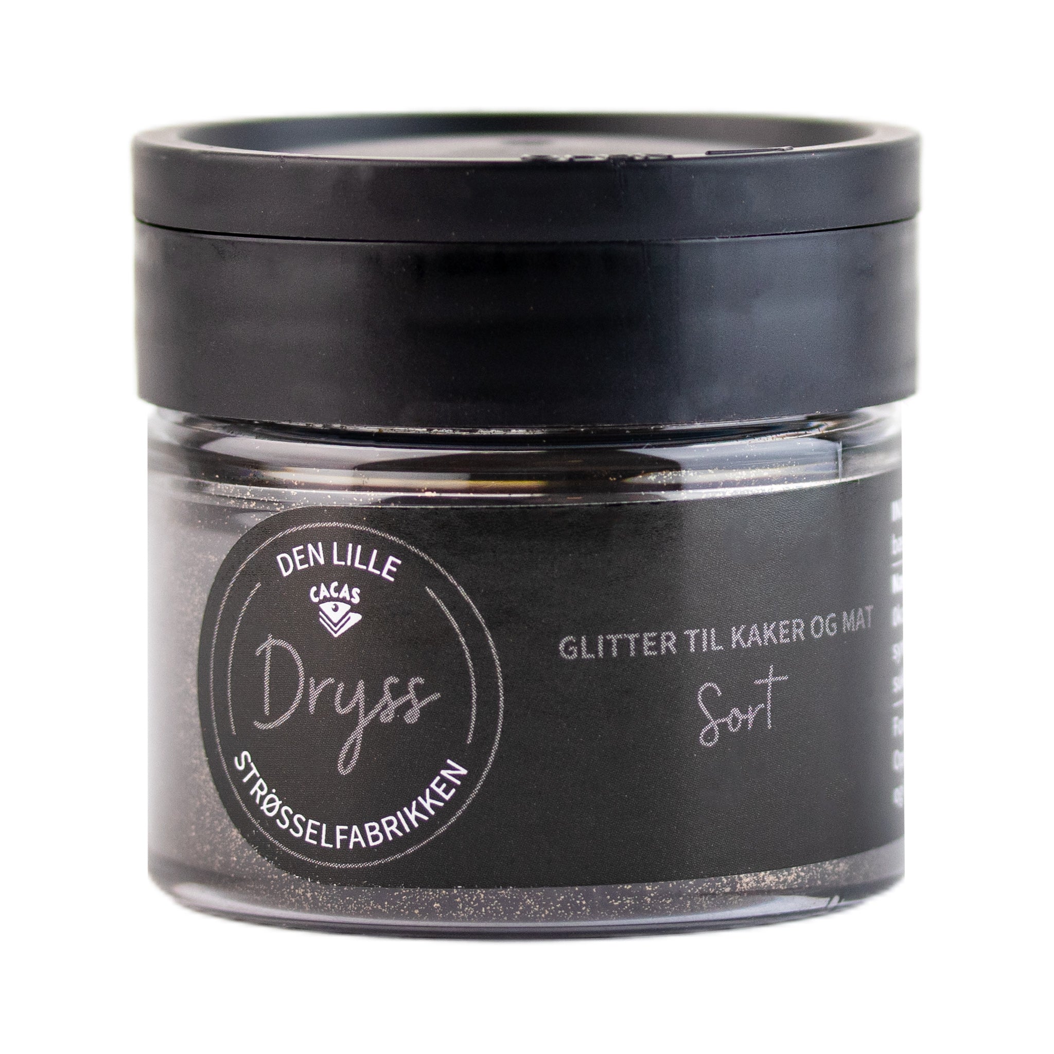 Dryss Glitterpulver Sort 10g
