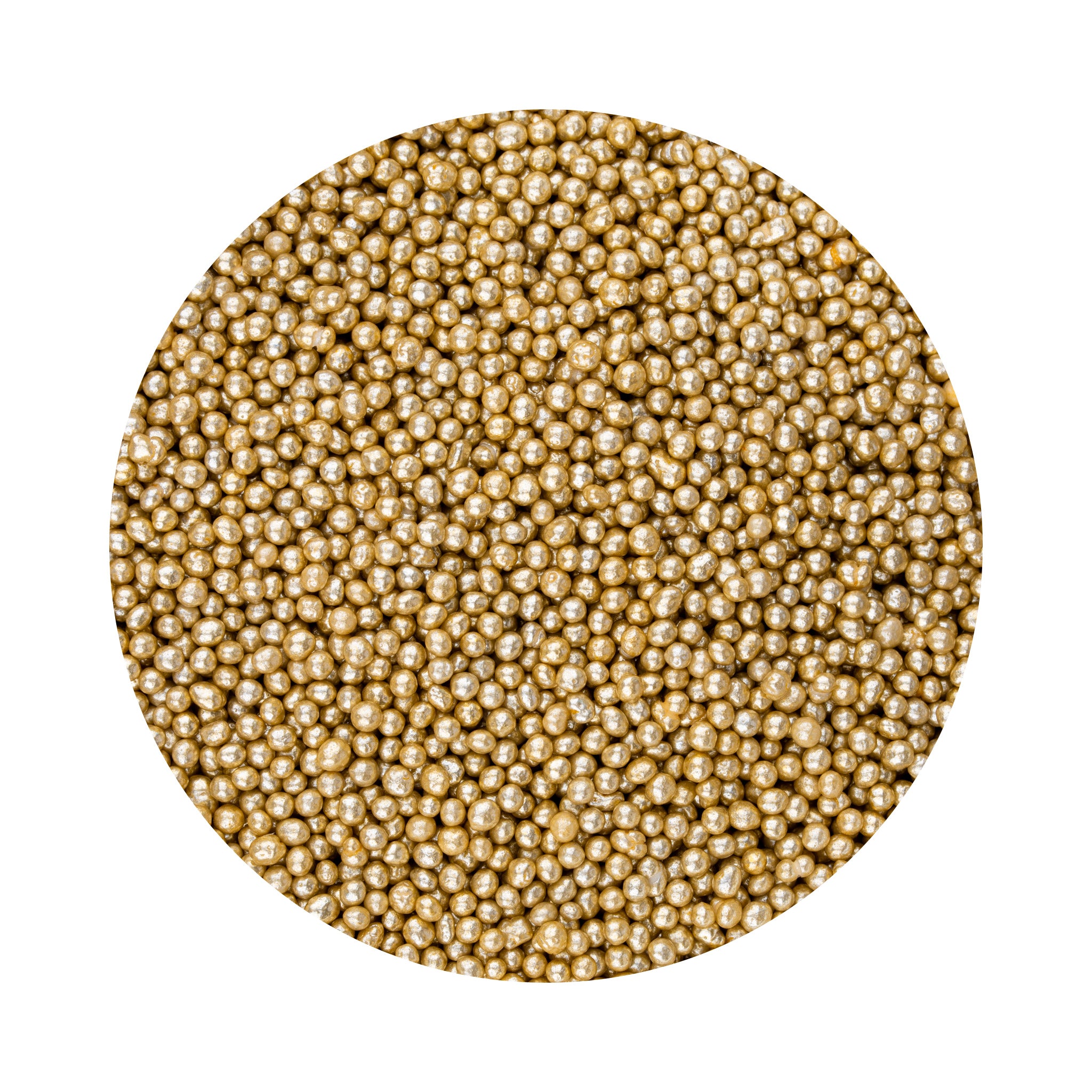 Kakestrø Miniperler Gull 2mm 100g