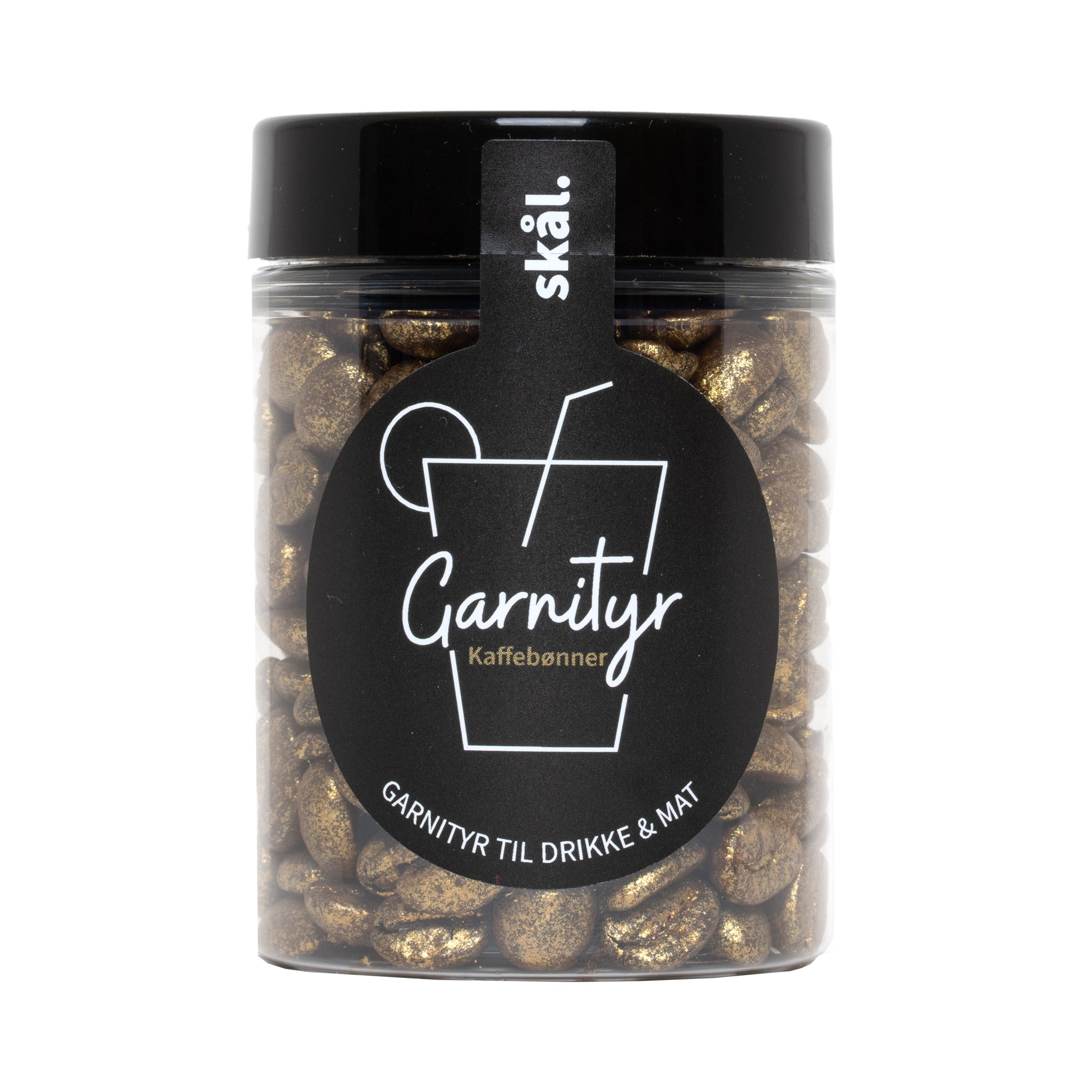 Skål Garnityr Kaffebønner Gull 35g