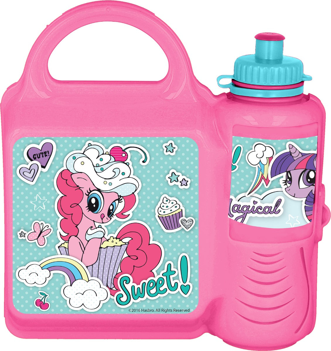 COMBOSETT My Little Pony Matboks/Drikkeflaske