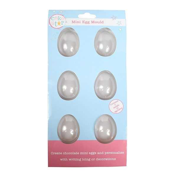 Sjokoladeform Egg Mini 6 stk