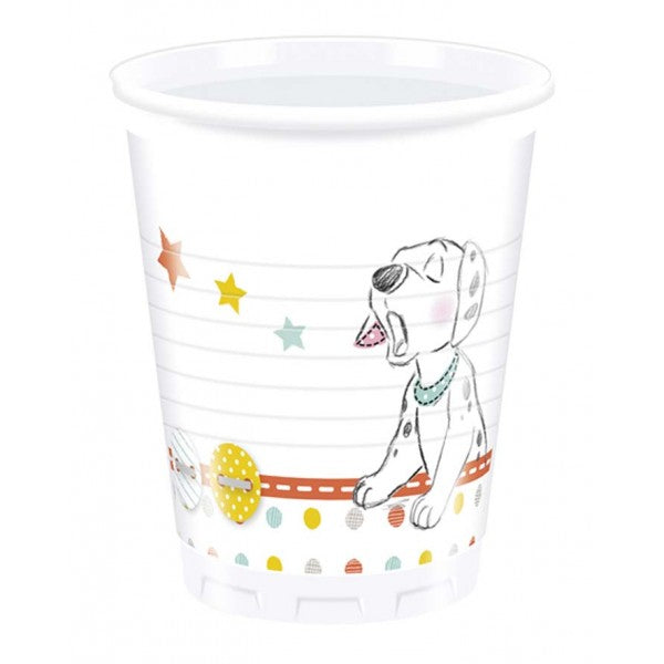 Drikkekrus i plast, Baby Shower 8 stk